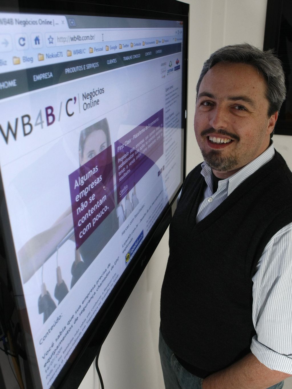 Cabianca, da WB4B/C´: lojas on-line também demandam investimentos | Rodolfo Bührer/Gazeta do Povo