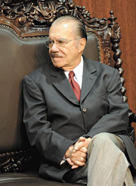 O presidente do Senado, José Sarney, é exemplo evidente da prática do patrimonialismo reinante no país | Wilson Dias /ABR