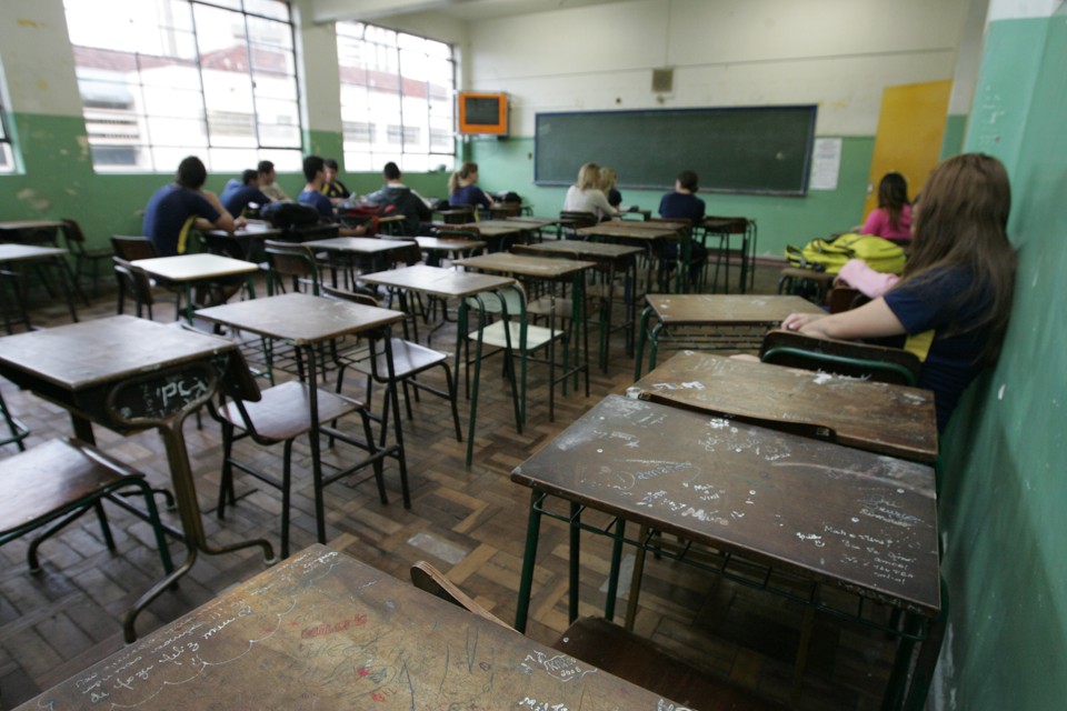 Falta de alunos foi motivada por insegurança dos pais ou crianças gripadas | Roberto Custódio / Jornal de Londrina