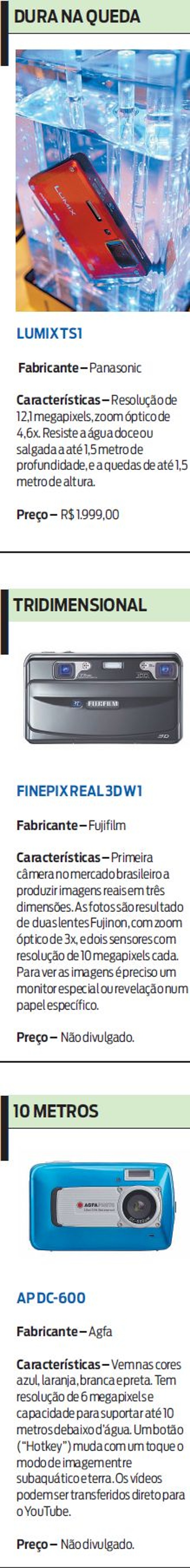 Confira algumas câmeras duras na queda | 