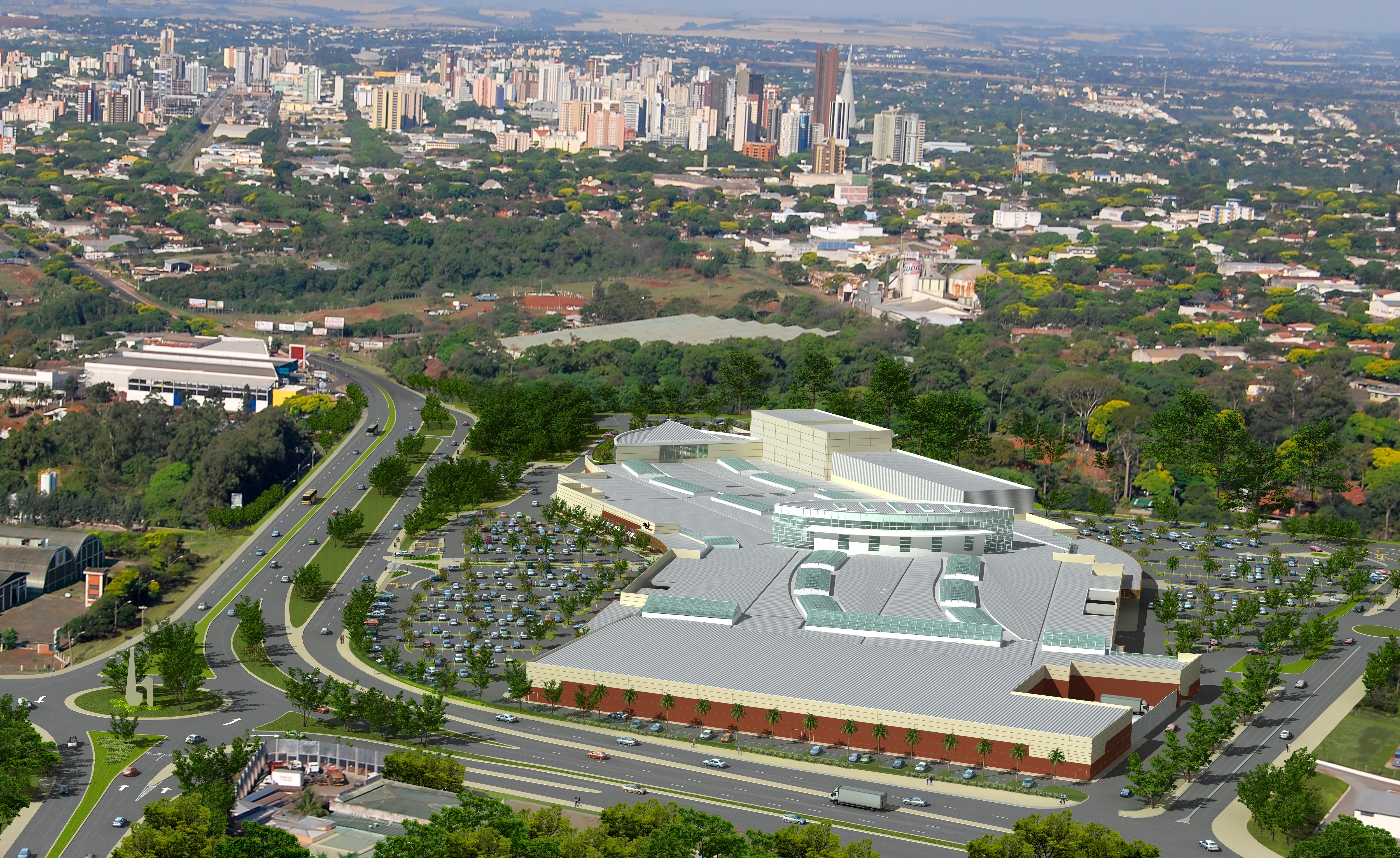 Empreendimento de 51 mil metros quadrados de construção vai custar R$ 180 milhões | Ilustração