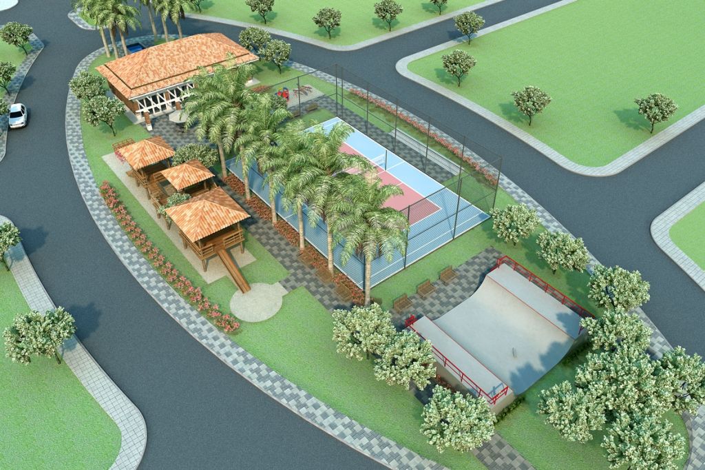 Condomínio terá terrenos com área privativa de até 264 metros quadrados | Divulgação