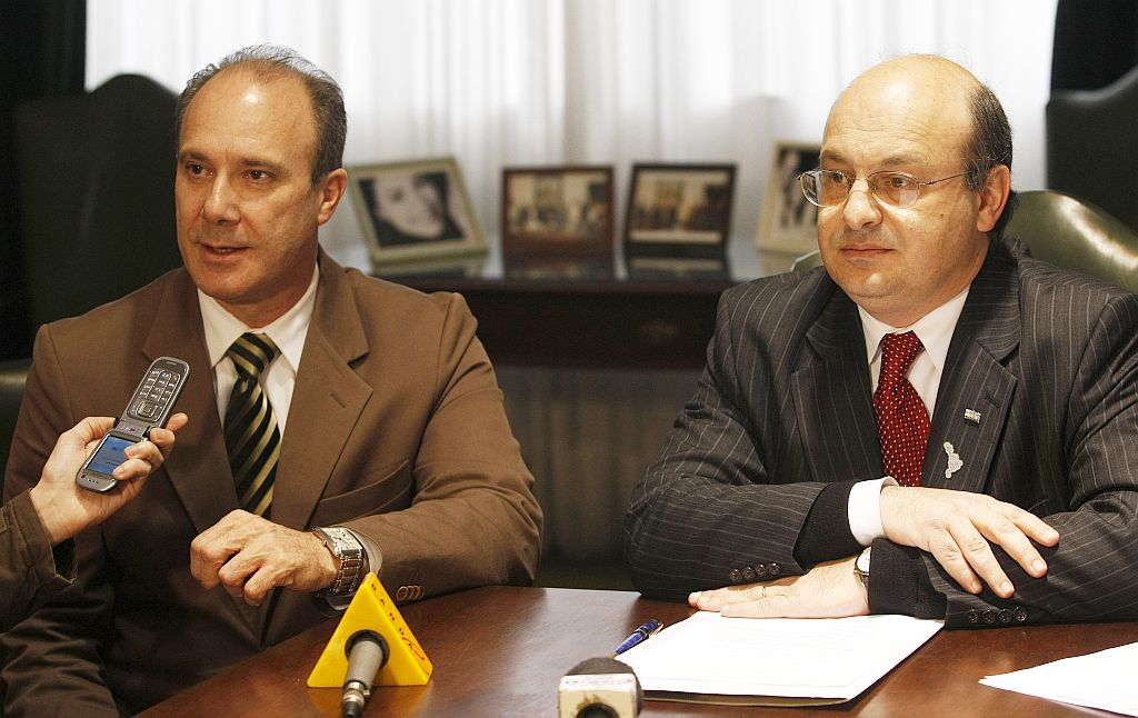 Rogério Mulinari, vice-reitor, e Zaki Akel Sobrinho, reitor da UFPR: novas datas de prova e precauções na volta às aulas | Jonathan Campos/Gazeta do Povo