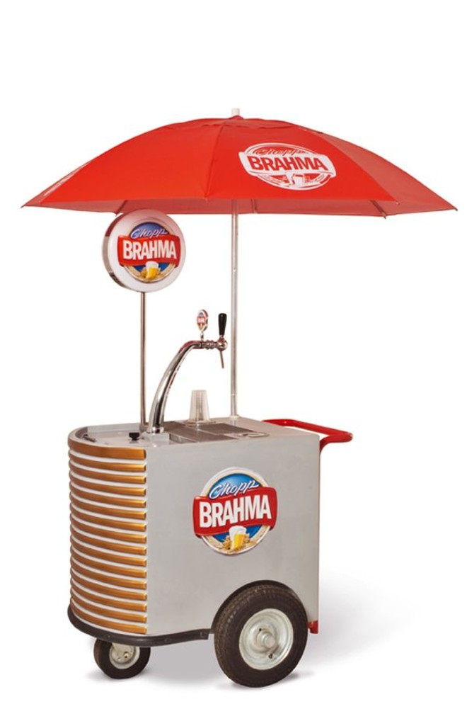 O Carrinho Chopp Brahma foi criado pelo Art Office Design para atender uma nova oportunidade de consumo de chopp em locais de grande circulação, como praias e eventos. Prata em Estratégia de Design |