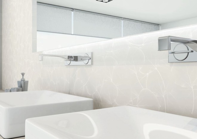 Os revestimentos da Cecrisa/Portinari apresentam versões acetinadas e brilhantes | 