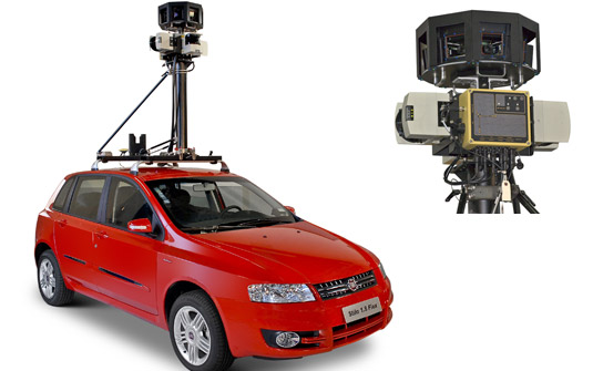 Modelo Fiat Stilo foi adaptado para receber o kit de captura de imagens do Google Street View |