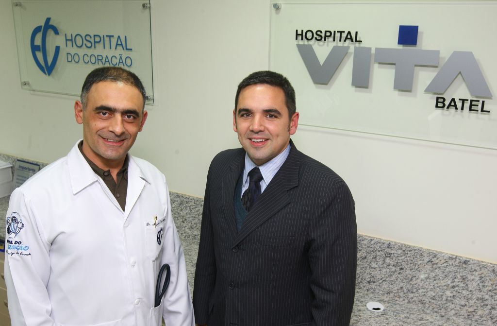 Oliveira, do Hospital do Coração, e Fogaça, do Vita: aliança | Rodolfo Bührer/Gazeta do Povo