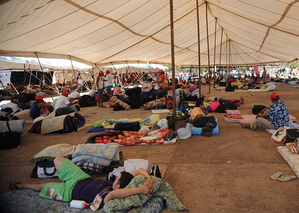 Sem-terra acampados em Brasília: previsão é que jornada dure uma semana, mas pode se prolongar se não houver avanço nas negociações | Antônio Cruz/ABr