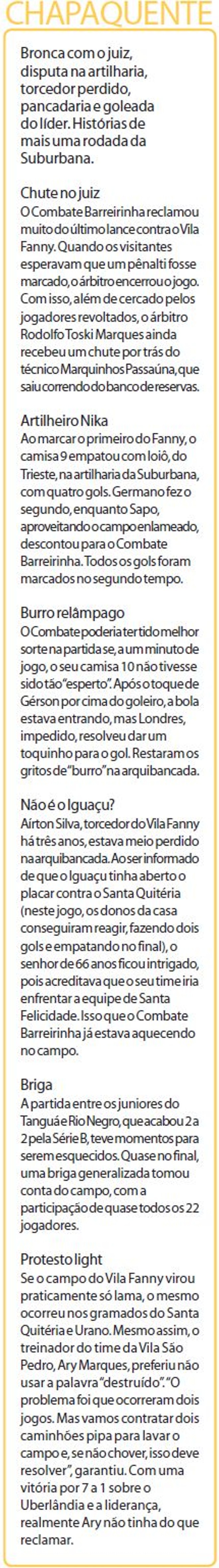 Veja como foi o jogo |