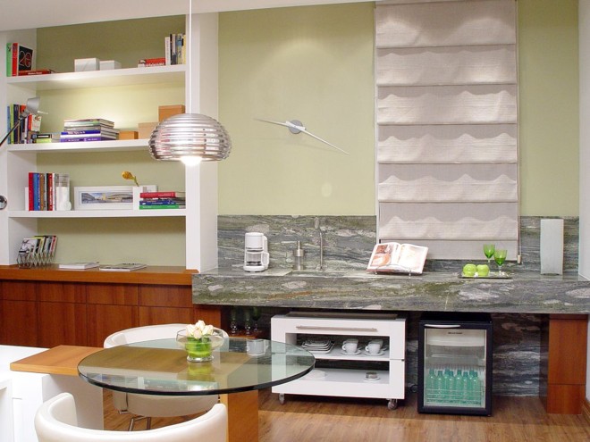 A arquiteta Samara Barbosa usou neste projeto o mármore Flash, da Michelangelo | 