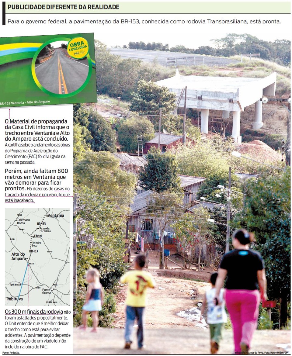 Publicidade diferente da realidade |