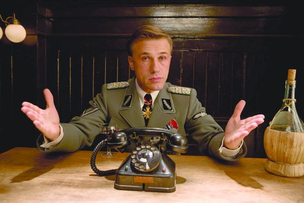Como o coronel nazista Hans Landa, do filme Bastardos Inglórios, Cristoph Waltz venceu o prêmio de melhor ator no último Festival de Cannes | Divulgação
