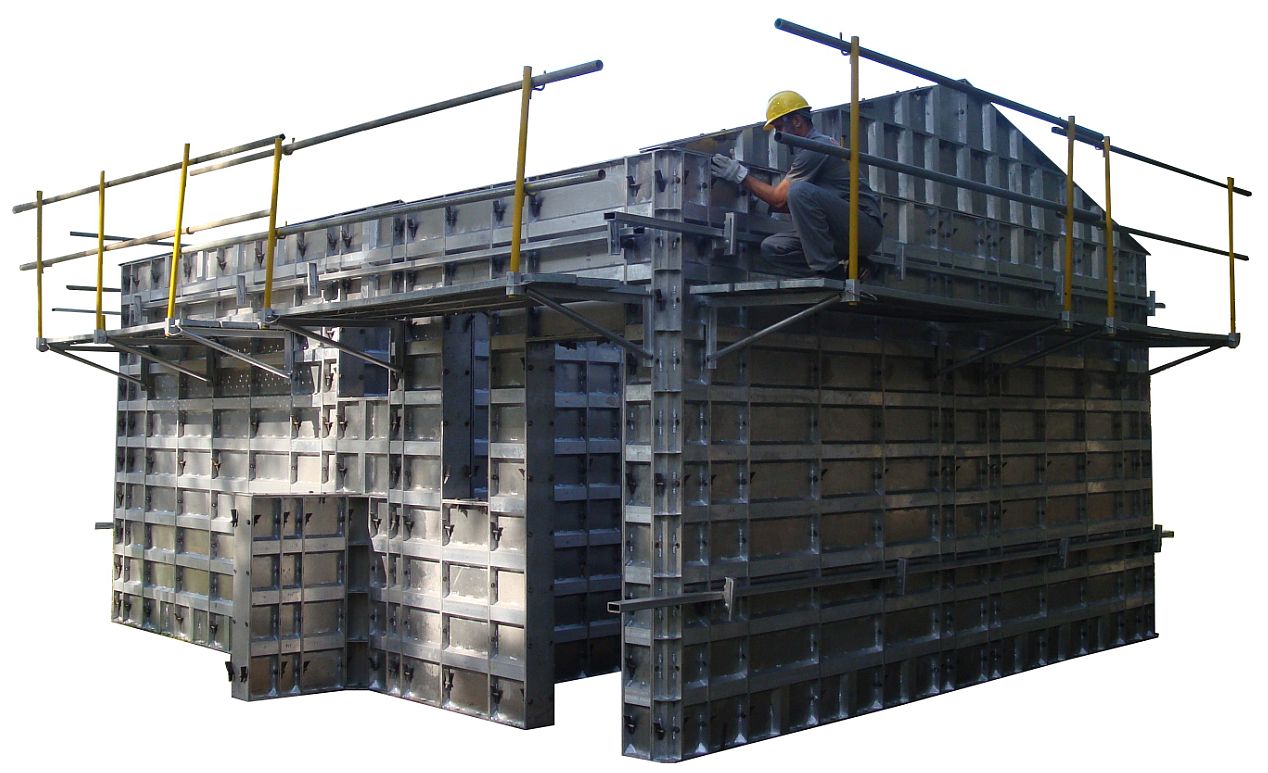 A SH possui uma das soluções que usam fôrmas preenchidas com concreto in loco para produzir casas, o Lumiform SH | SH/Divulgação