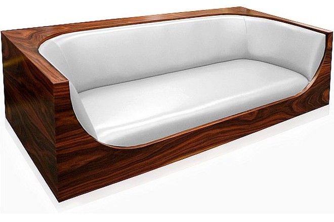 O Sofá Cubo, da Desmobilia, assinado pelo arquiteto Jorge Zalszupin. Tem dois metros de largura. Preço: R$ 5.895 | 