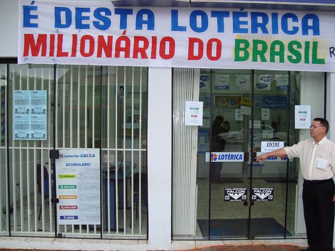 Fachada da lotérica de Terra Roxa: primeiro vencedor da história da cidade | Osmar Nunes/Gazeta do Povo