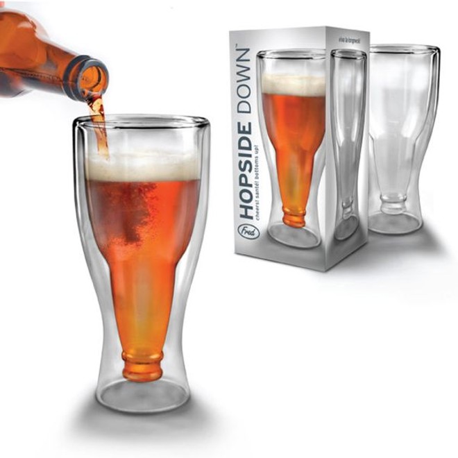Tulipa de cerveja Hopside Down. Com 18 centímetros de altura. Custa R$ 94,90, à venda na loja virtual O Segredo do Vitório | 