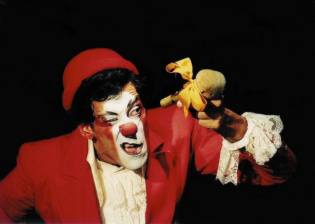 Ricardo Puccetti: o palhaço do espetáculo La Scarpetta é capaz de rir do fracasso | Tina Coelho/Divulgação