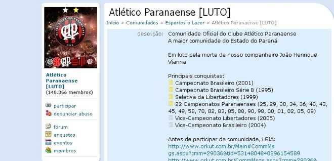 Comunidade do Atlético presta homenagem ao estudante João Henrique Vianna, que faleceu na quinta-feira |