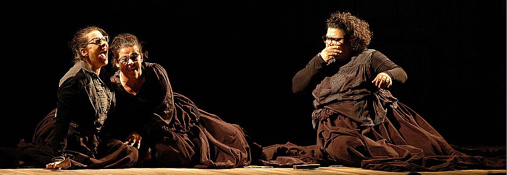 As três tias de Toda Nudez Será Castigada: momentos de grande comunicação com a plateia | Divulgação