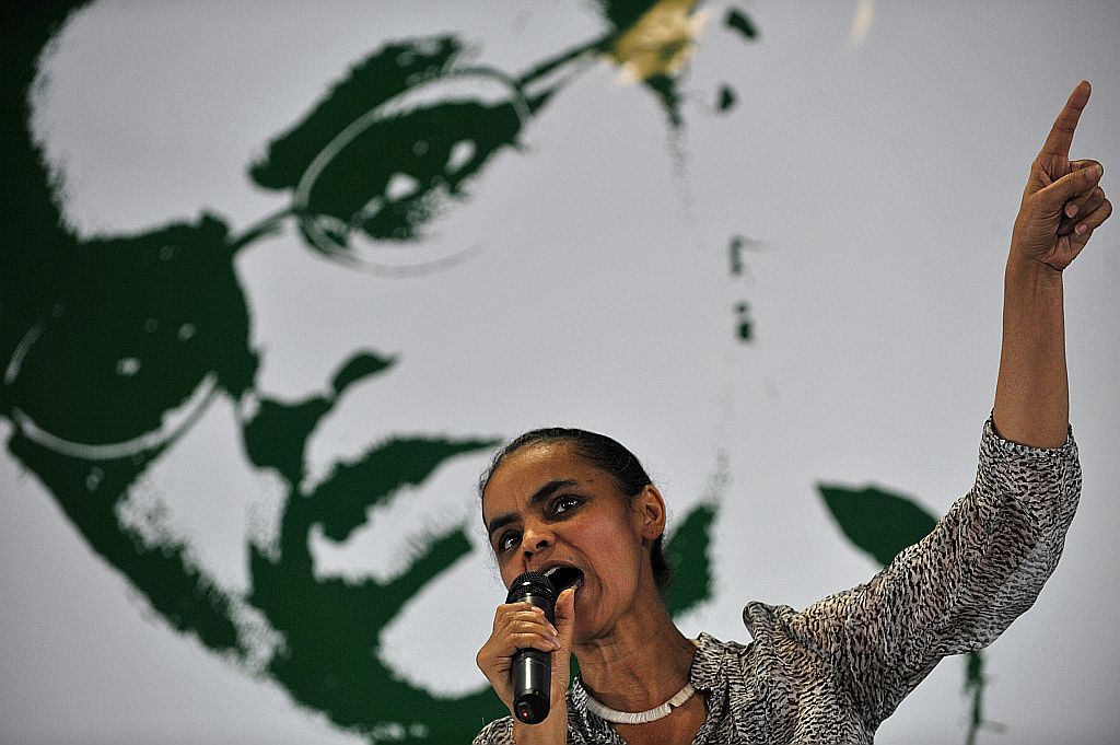 A presença de Marina Silva (PV) na eleição deve estimular o debate ambiental | Maurício Lima/AFP