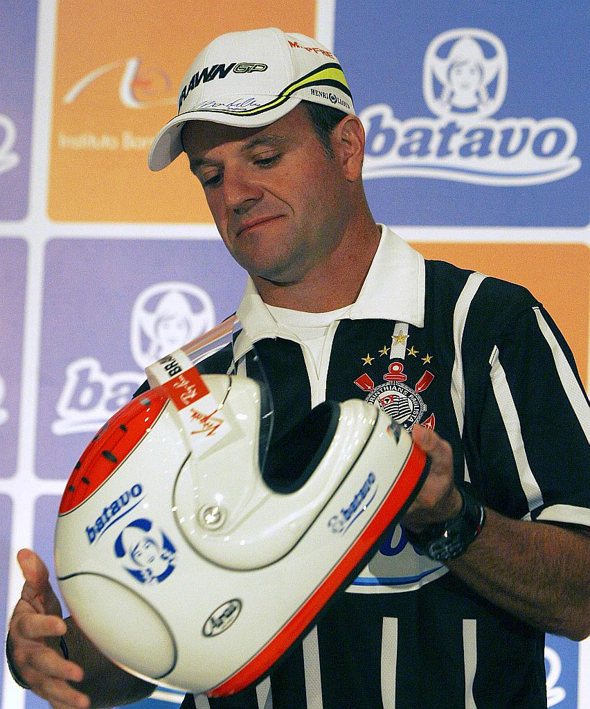 Rubens Barrichello: camisa da sorte e novo patrocinador | Paulo Whitaker/Reuters