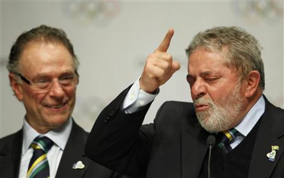 Lula e Nuzman, os artífices da vitória brasileira: cobrança por resultados. | Pawel Kopczynski/ Reuters
