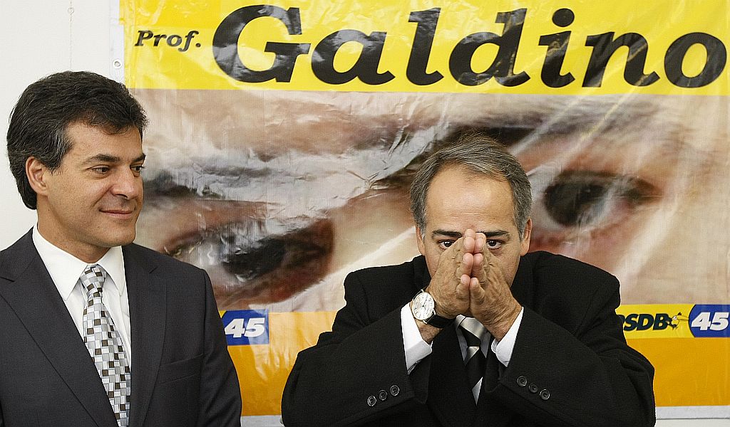 Galdino, ao entrar no PSDB, seu novo partido: pelo menos o número no jingle vai ter de mudar. | Jonathan Campos/ Gazeta do Povo