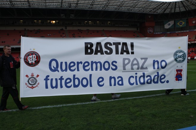 Os clubes de Curitiba estão unidos na busca pela paz nos estádios |
