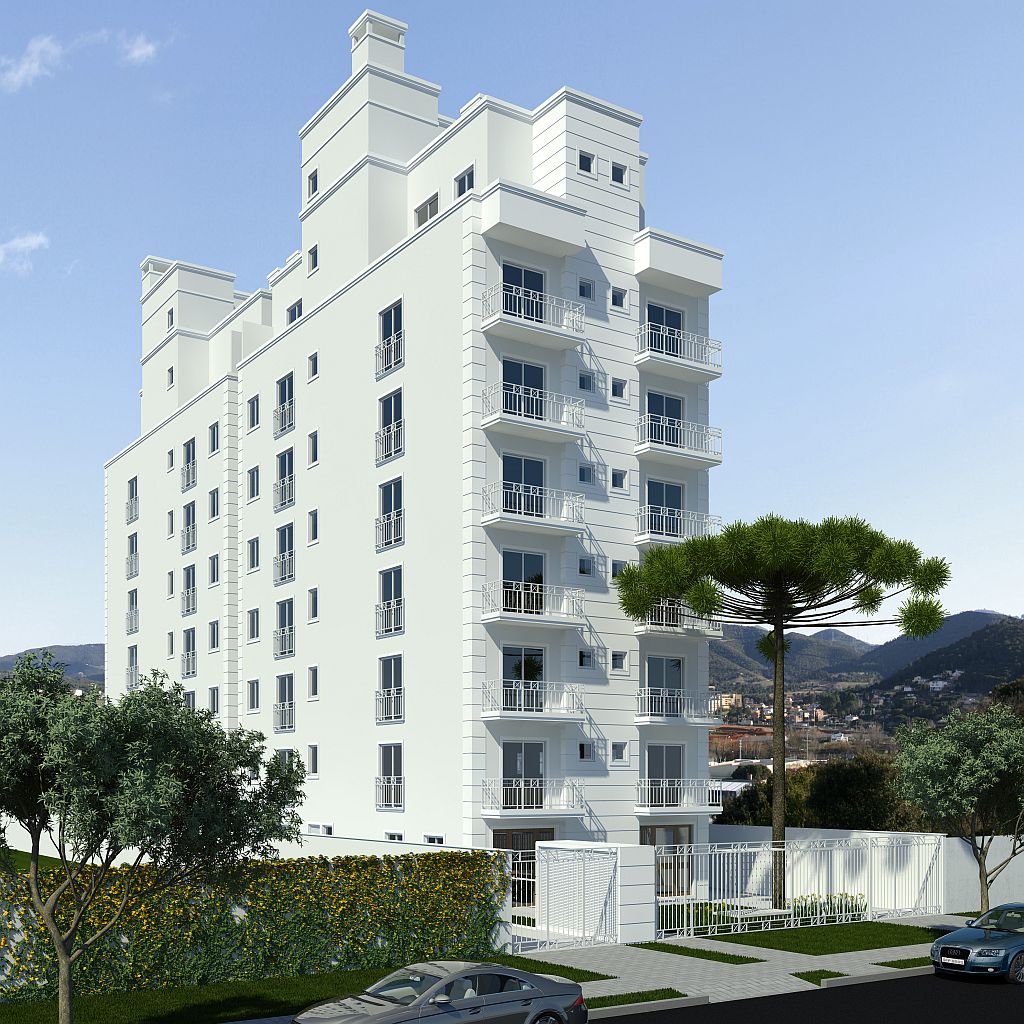 Edifício Vancouver terá oito pavimentos, sendo quatro apartamentos por andar | Divulgação