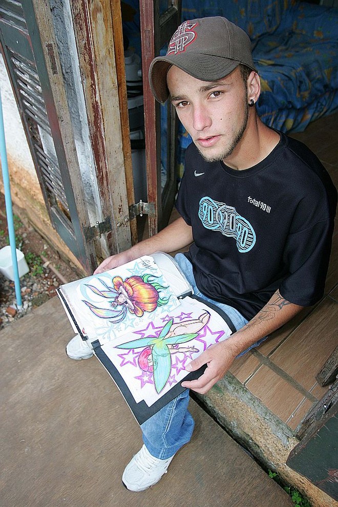 Kassius quer sobreviver dos desenhos |