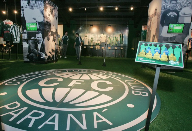 Espaço 100 Anos, o novo memorial do Coritiba, inaugurado nesta segunda-feira. | 