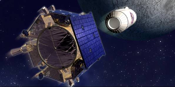 Sonda LCROSS vai analisar "poeira" levantada, em busca de água. Nasa vai transmitir imagens a partir das 7h15 (hora de Brasília) | NASA