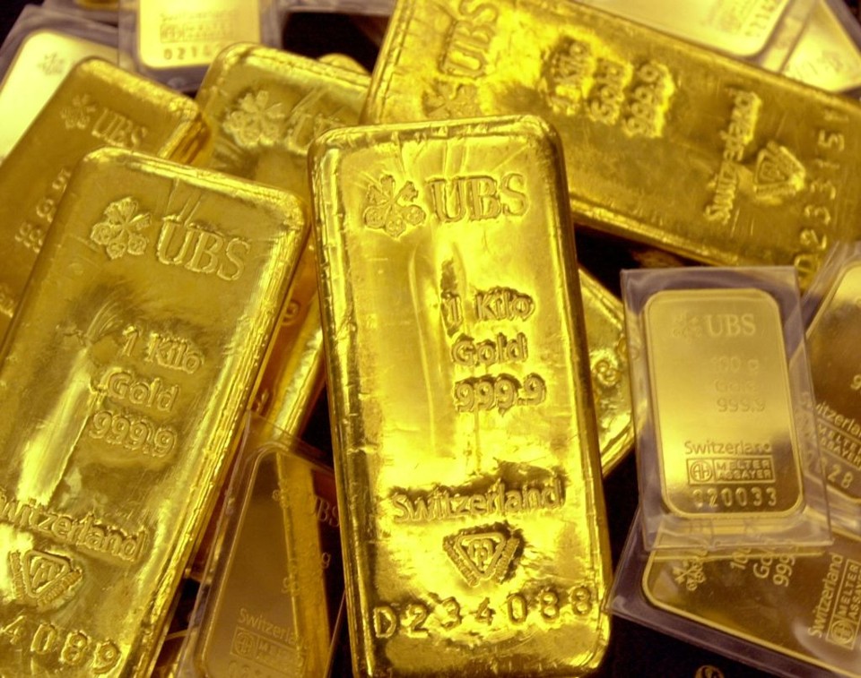 Onça, o equivalente a 31 gramas de ouro, valorizou-se 40% nos últimos dois anos: metal é considerado investimento seguro | Jung Yeon-Je/AFP