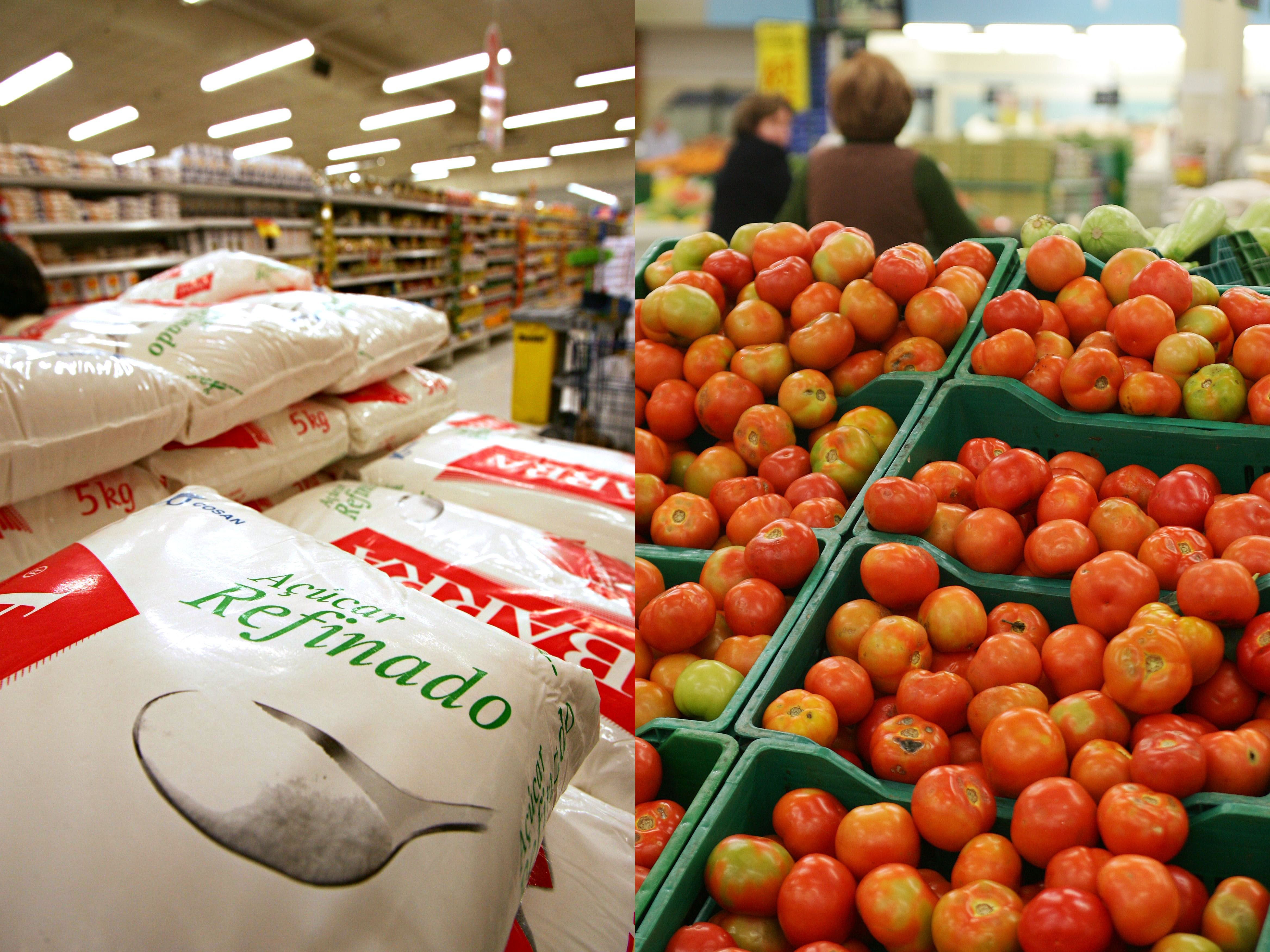 De acordo com o Dieese, o açúcar subiu 9,38% e o tomate aumentou 6,37% | Daniel Castellano / Agência de Notícias Gazeta do Povo