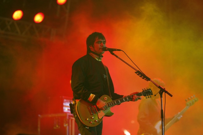 Skank levantou o público no primeiro dia do Lupaluna. | 