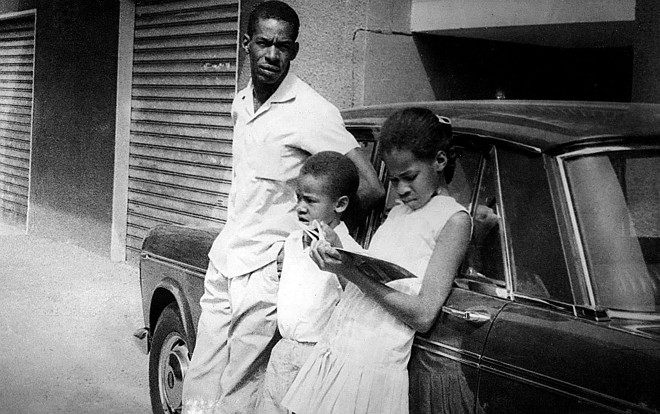 Adyel Silva com o pai, o atleta olímpico Adhemar Ferreira da Silva: