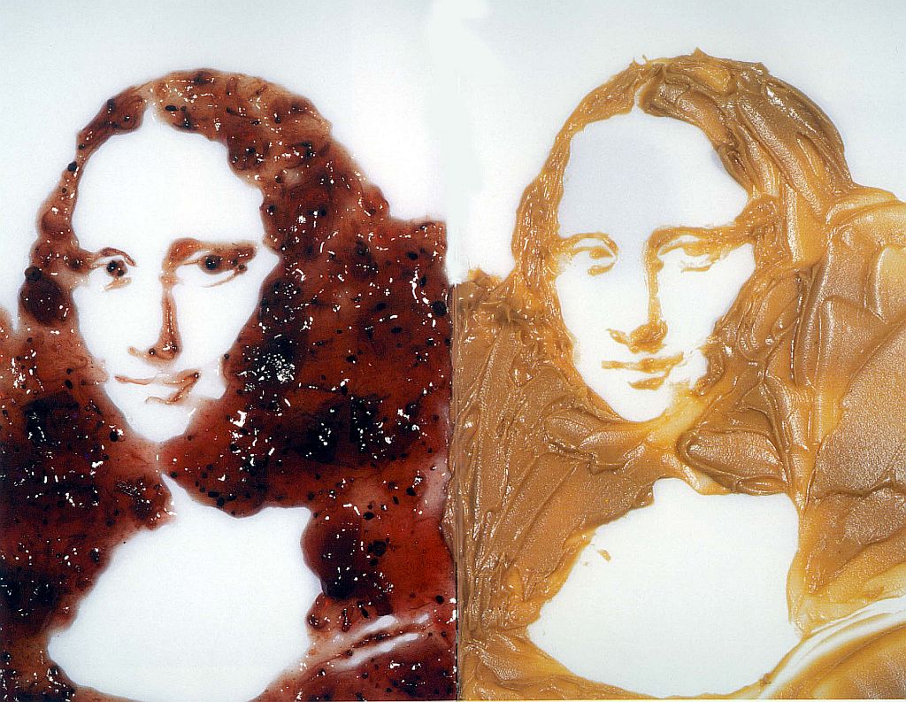 Vik Muniz manipula imagens conhecidas mundialmente, entre elas, a Mona Lisa | Reprodução
