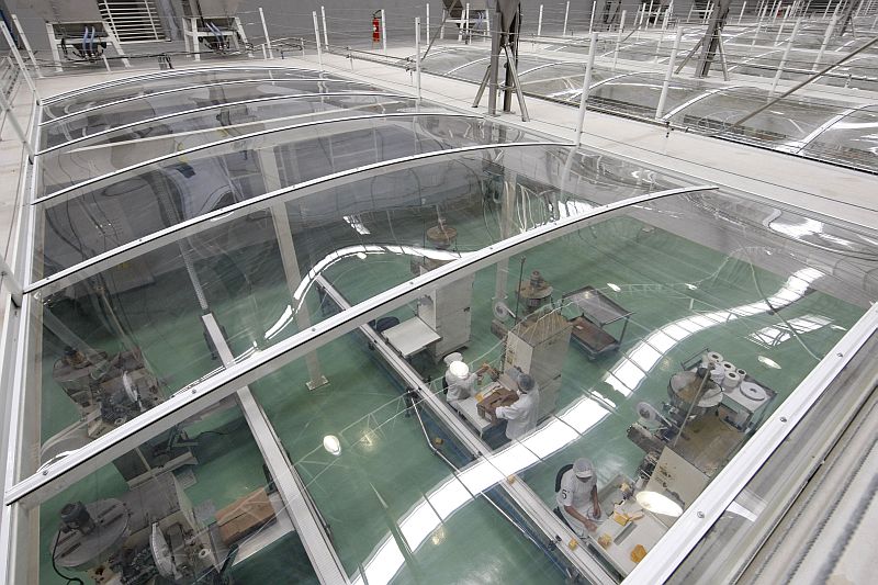 Linha de produção da nova fábrica da Leão Júnior inaugurada nesta quinta-feira | Jonathan Campos/Agência de Notícias Gazeta do Povo - Arquivo