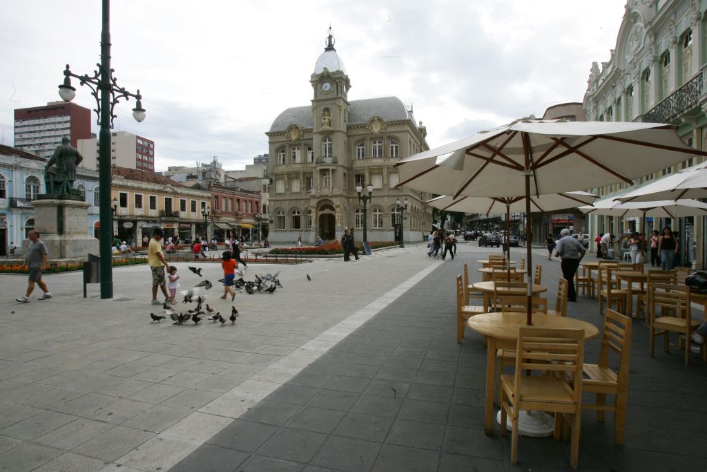 Região a ser beneficiada fica no entorno do Paço Municipal, já restaurado pelo município | Daniel Castellano / Gazeta do Povo