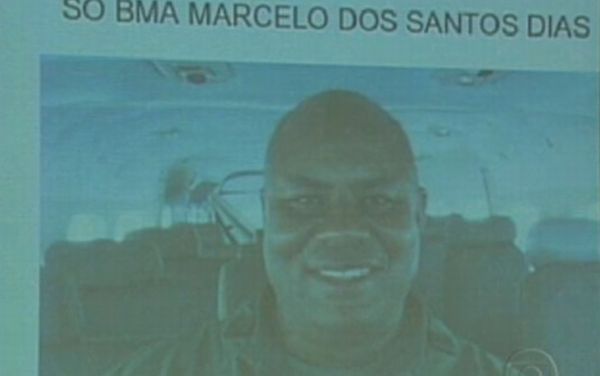 Corpo de militar foi levado para o Rio de Janeiro | Reprodução/TV Globo