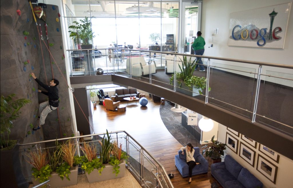 Unidade da Google em Kirkland, no estado de Washington: livro ensina a pensar como a gigante de Moutain View | Stephen Brashear/AFP