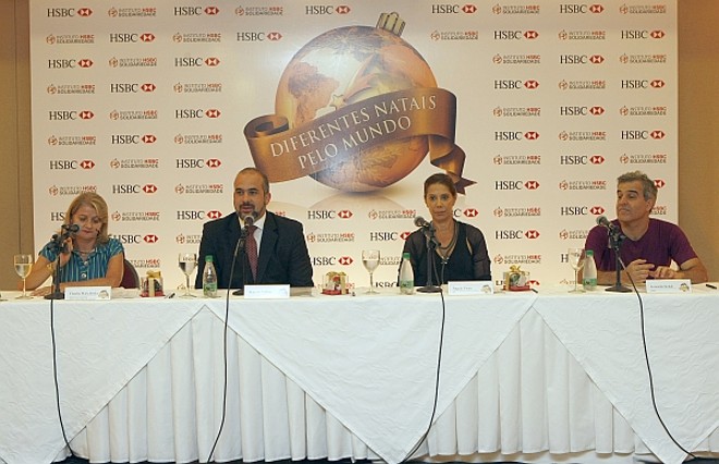 Claudia Malschitzky, Marcelo Velloso, Ângela Vieira e Leonardo Kehdi participam da coletiva de imprensa |