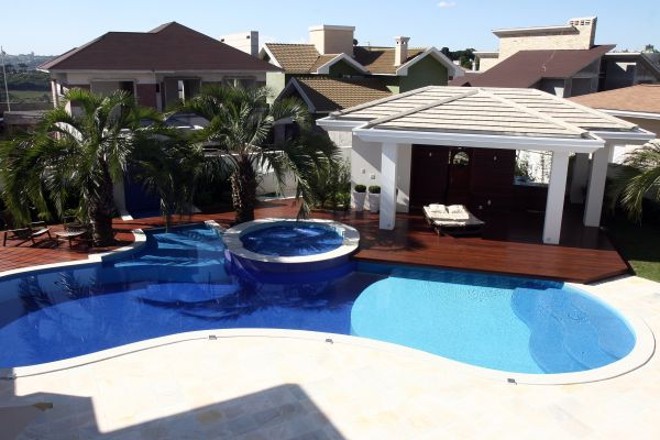 A casa foi construída em