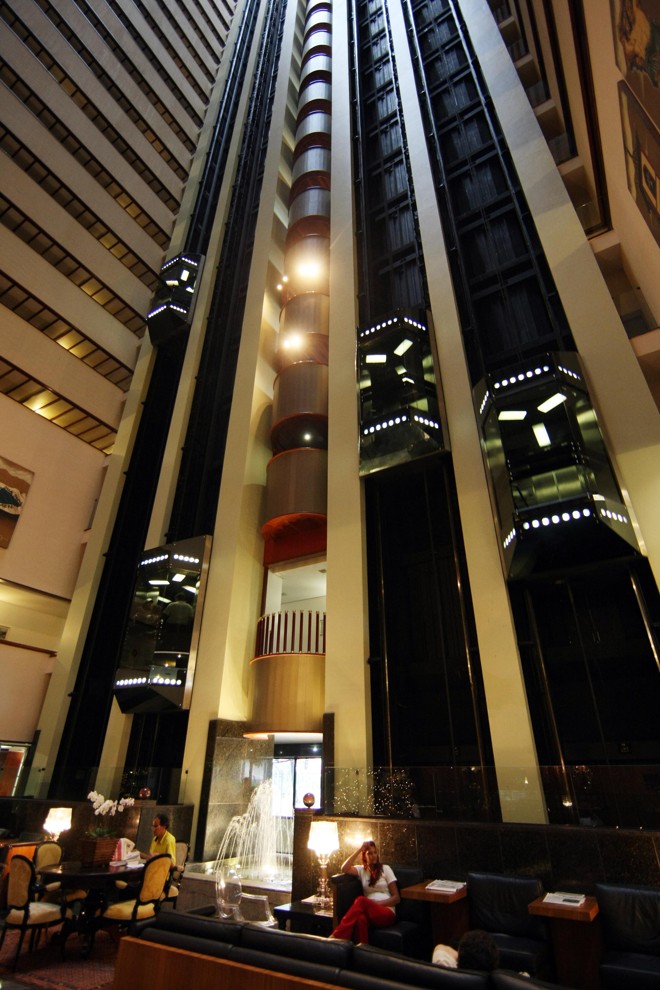 O hotel em que o Coritiba está hospedado é o mais luxuoso da capital mineira. | 