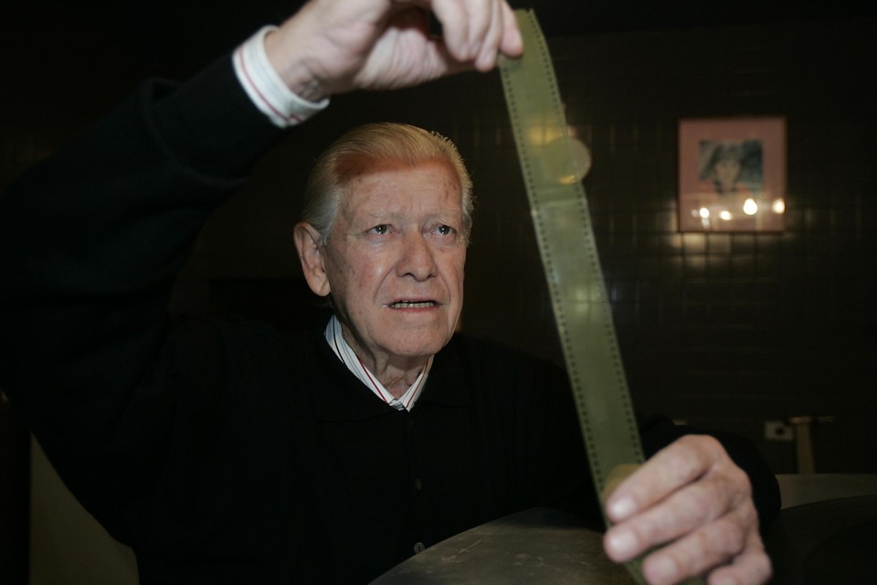 Anselmo Duarte esteve em Curitiba em 2006, na Cinemateca, para a exibição de uma cópia restaurada do filme "O Pagador de Promessas" | Pedro Serápio/Arquivo Agência de Notícias Gazeta do Povo