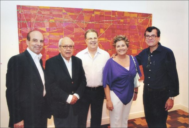 Waldir Simões de Assis Filho, Ledo Ivo, Fernando e Beatriz Ferreira com Gonçalo Ivo | 