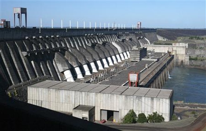 Foto de arquivo da usina de Itaipu. A usina hidrelétrica de Itaipu voltou a operar normalmente, horas depois do apagão que afetou várias regiões do país na terça-feira |