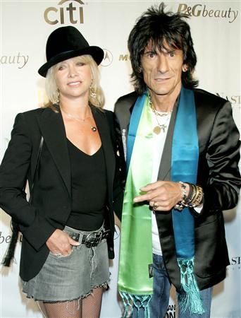 Ronnie Wood e a esposa Jo, que anunciaram divórcio | Bill Davila / Reuters