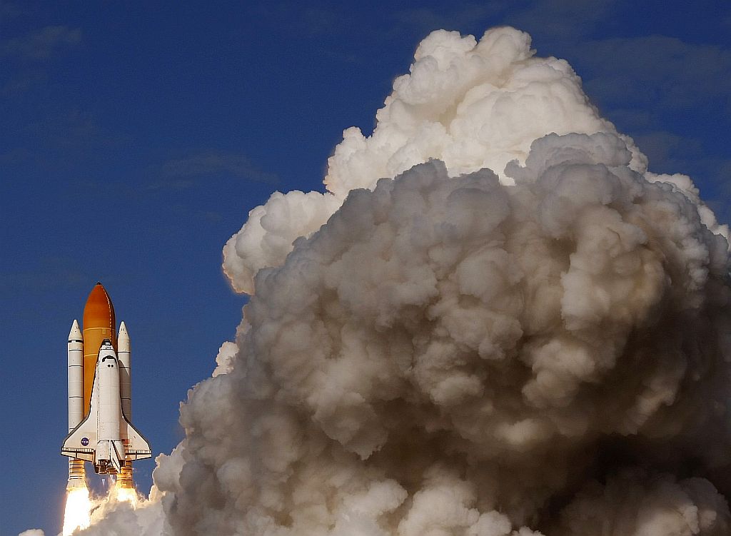 Ônibus espacial Atlantis foi lançado do Cabo Canaveral, no estado americano da Flórida | Reuters