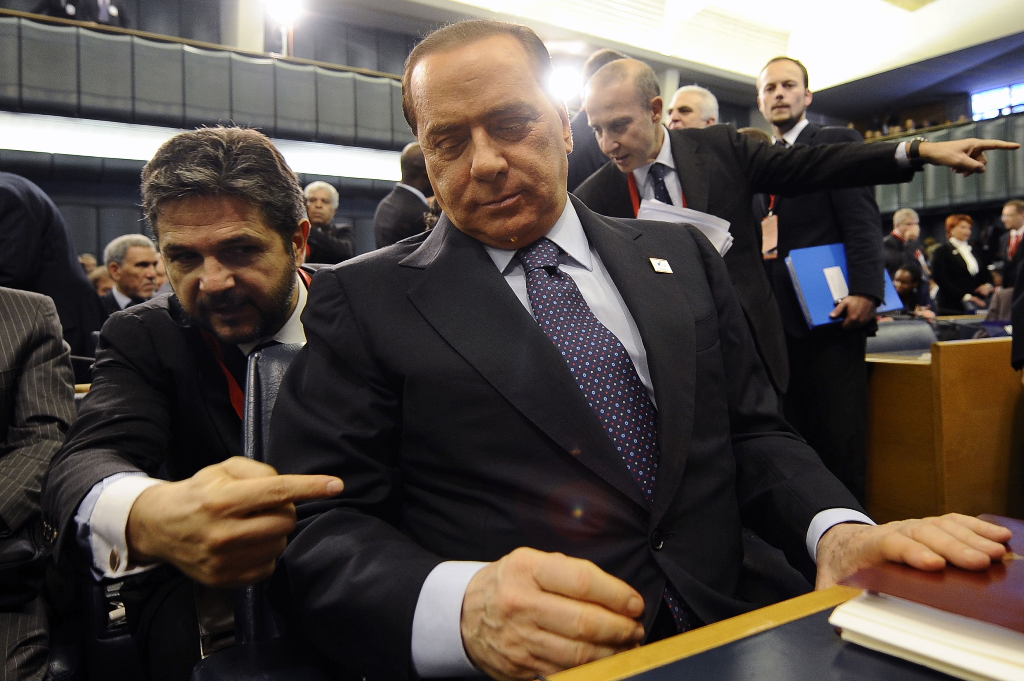 Berlusconi está em Roma, participando de uma conferência alimentar, e não compareceu ao tribunal | REUTERS/Filippo Monteforte